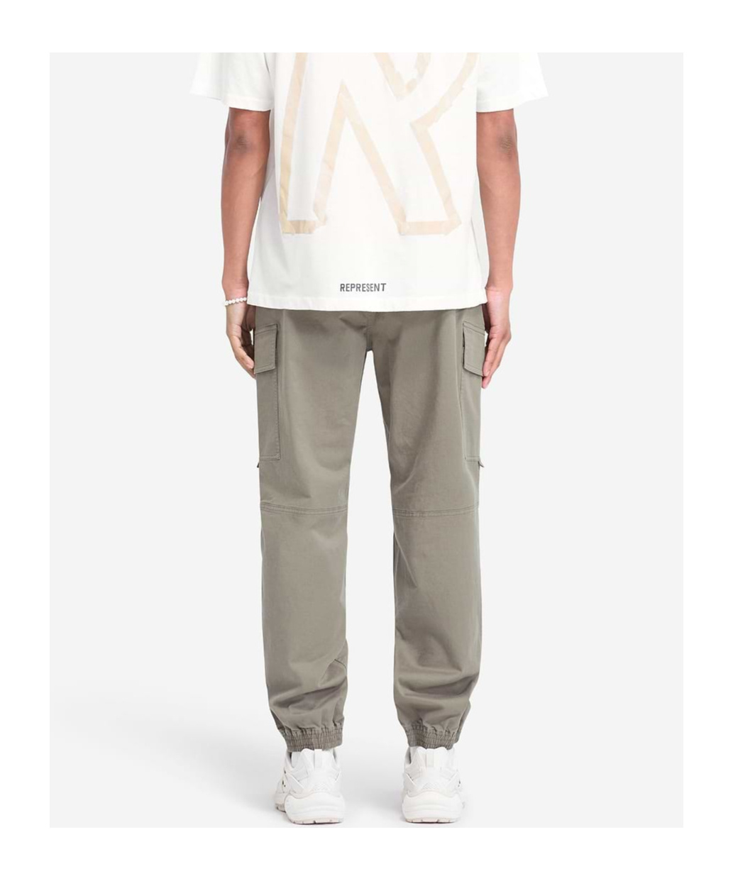 Represent Cargo Pants Elastic Cuffs In Gray