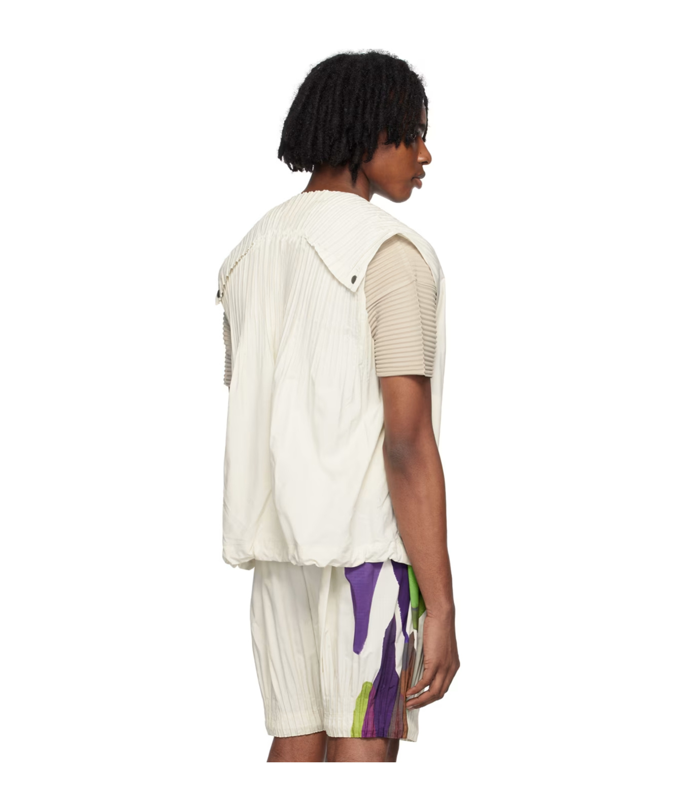 ISSEY MIYAKE FRONT ZIPPER VEST
