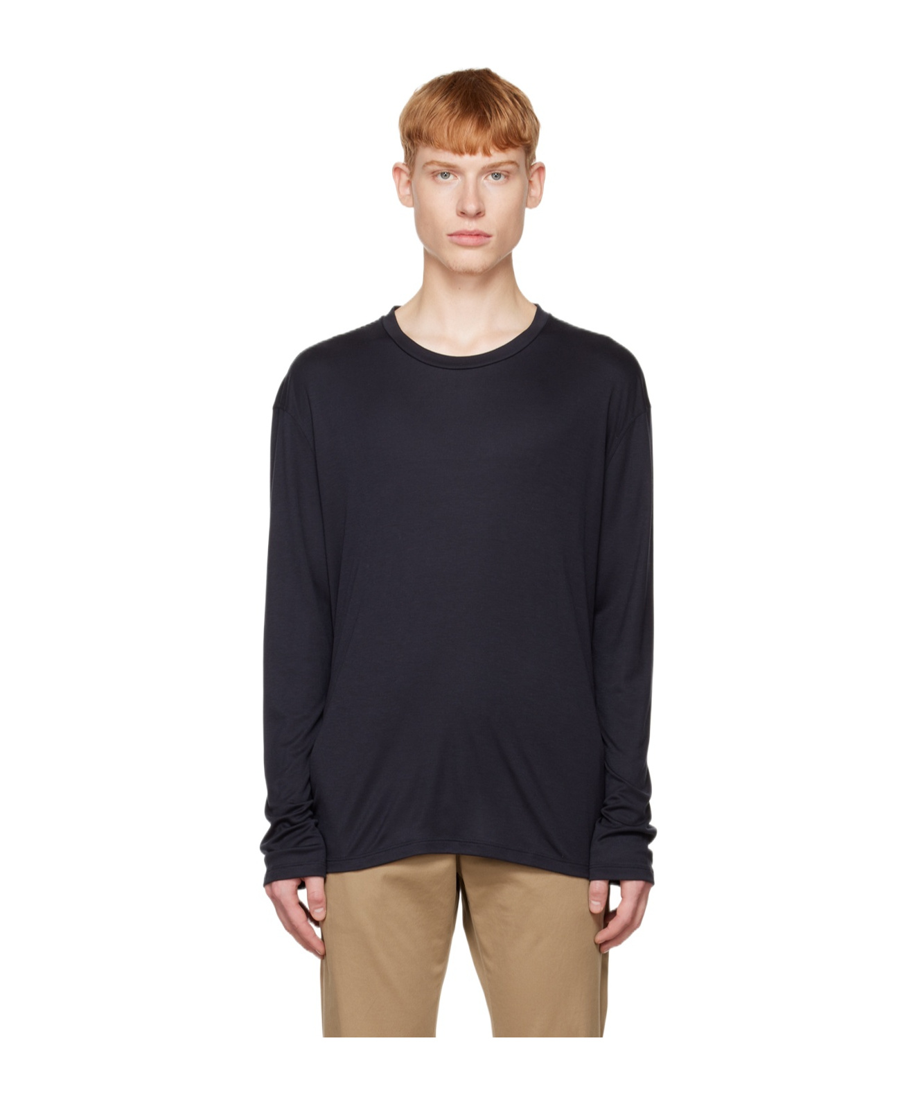 Shop Zegna Long-sleeved Sweater In Black