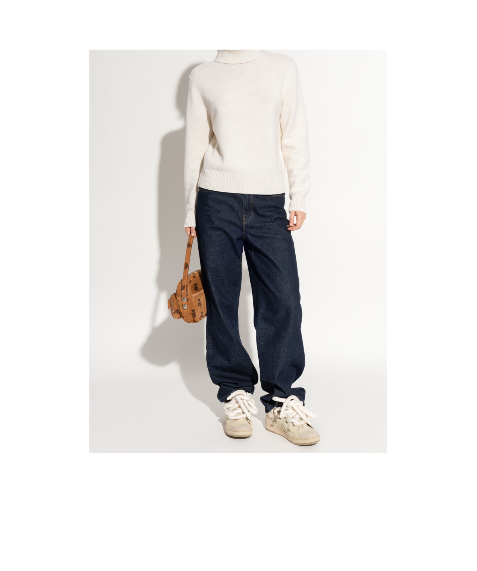 Lanvin Lace-up Sneakers In White