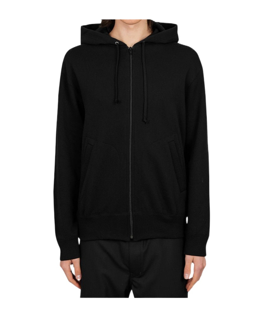 Comme Des Garçons Play Signature Heart-patch Hoodie In Black