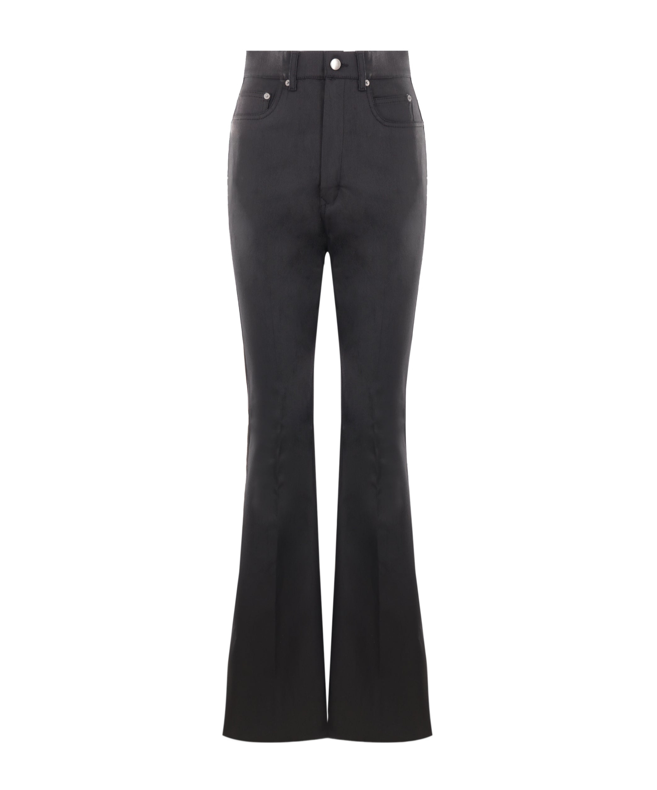 Rick Owens Bolan High-waist Bootcut Jeans In Black