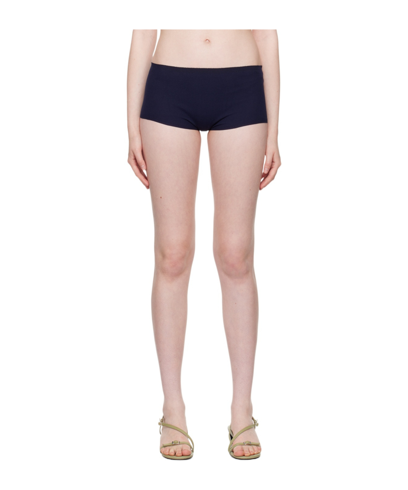 Gimaguas Cherry Fine-ribbed Short In Blue