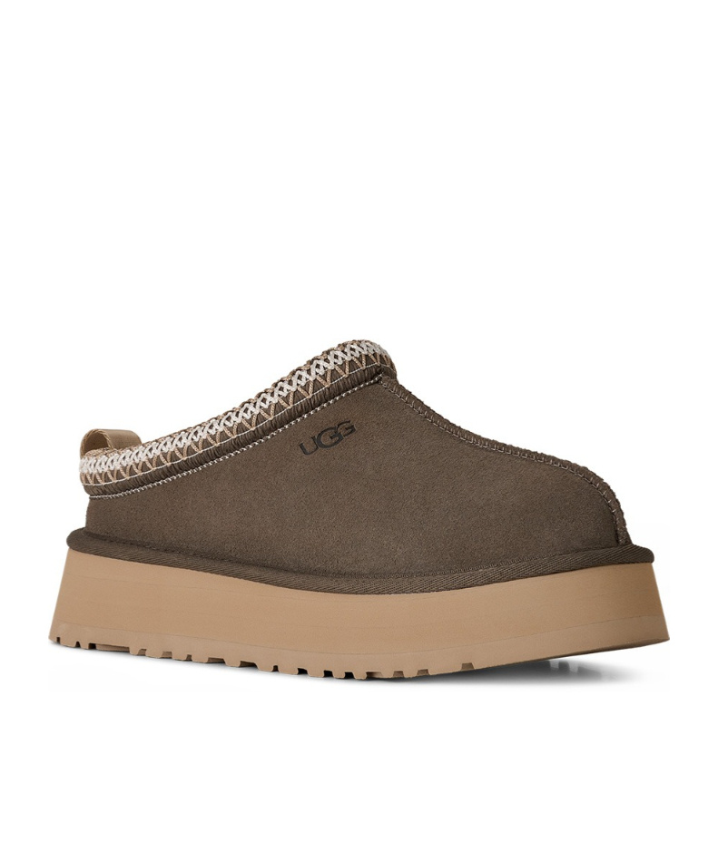 Ugg Patterned Platform Slippers In Multi