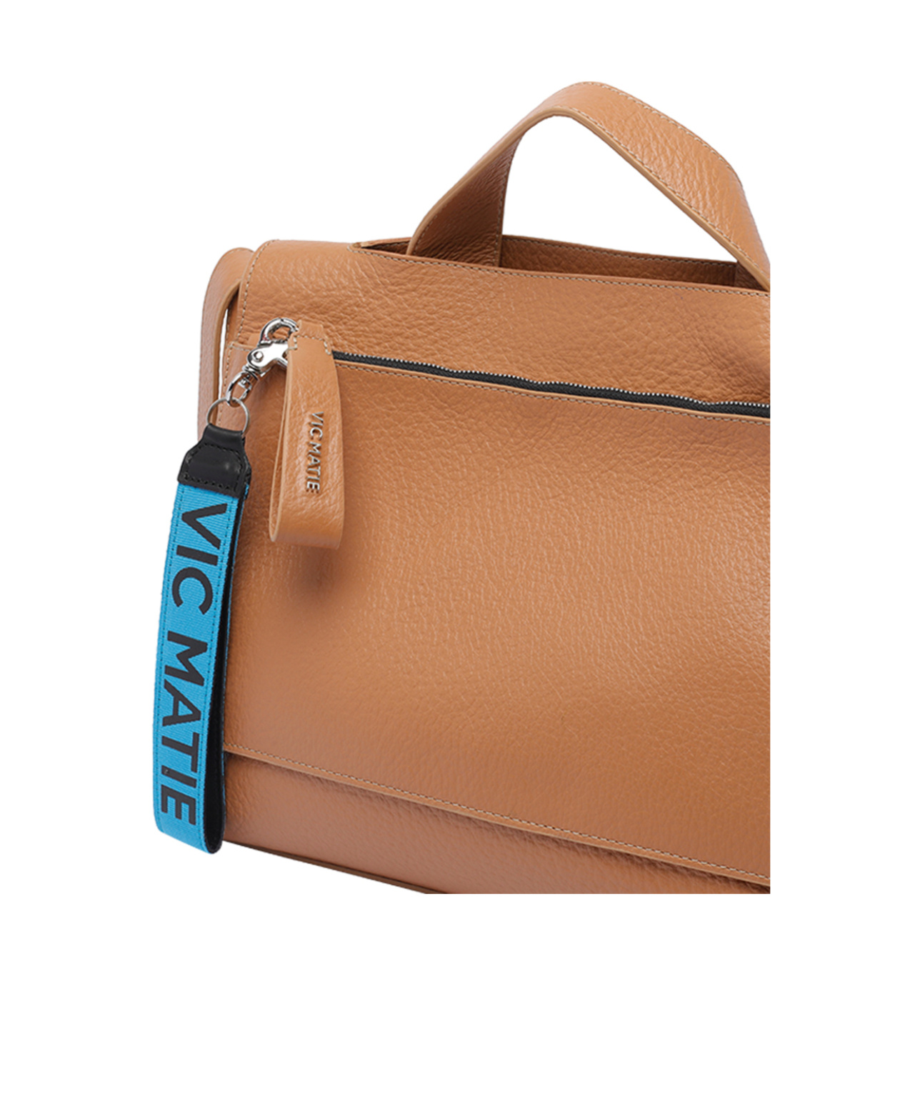 Shop Vic Matie Top Handle Shoulder Bag In Brown