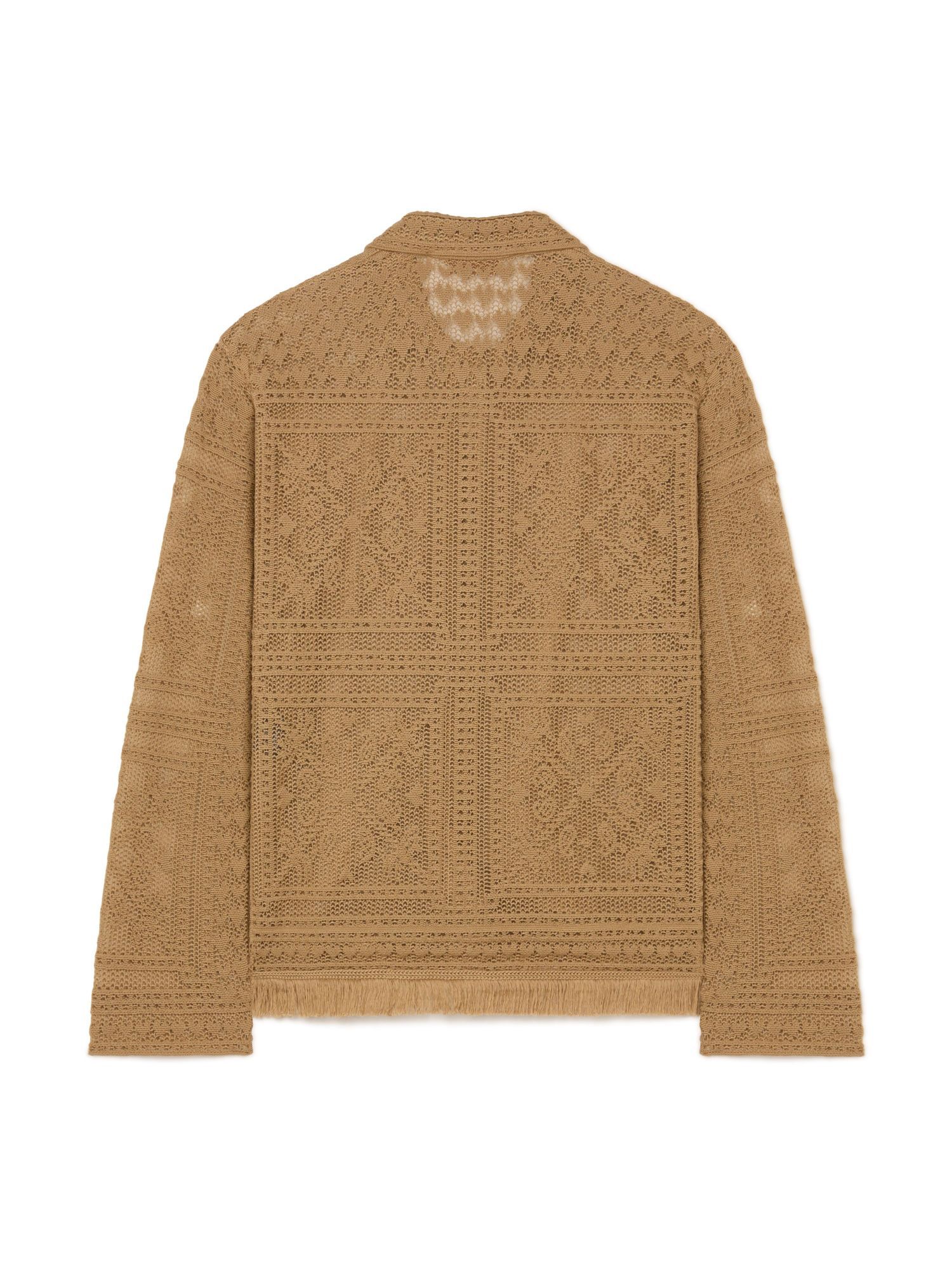 Alanui Kiss By The Book Shirt In Brown