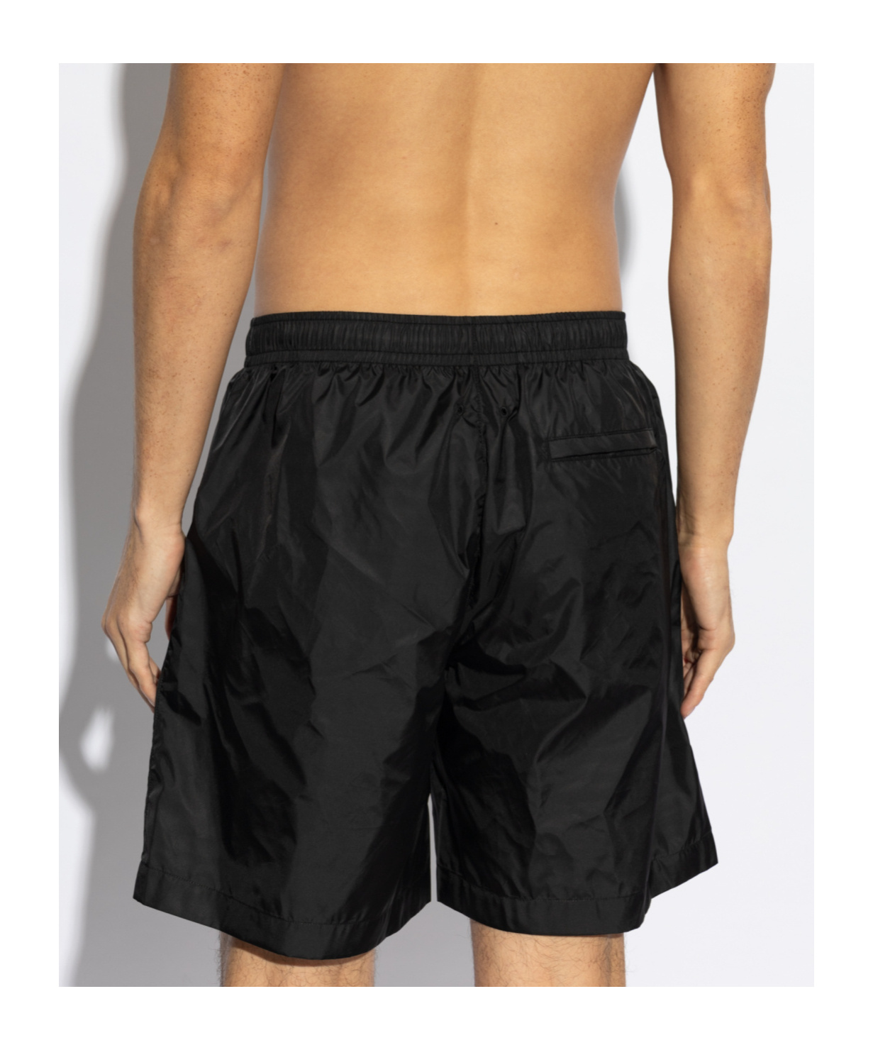 Givenchy Swim Shorts With Logo Signature In Black