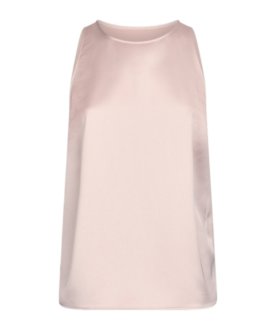 Liu •jo Liu Jo Pink Satin Top With A Bow