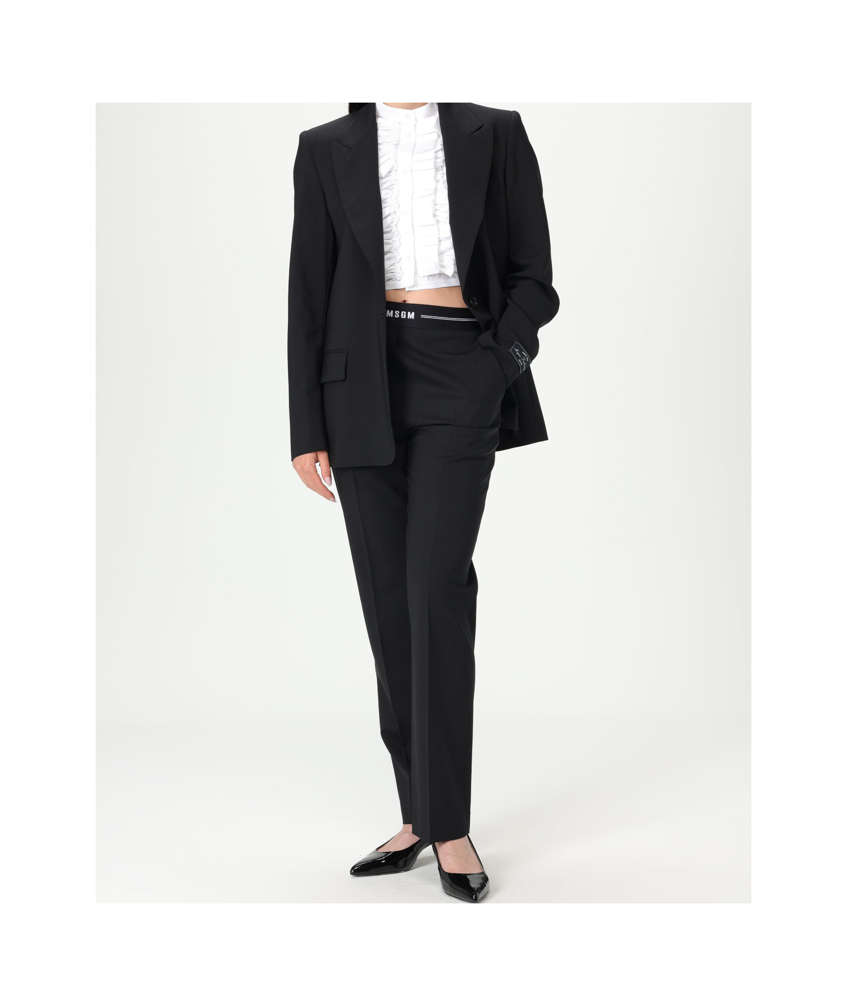 Msgm Long Sleeve Blazer