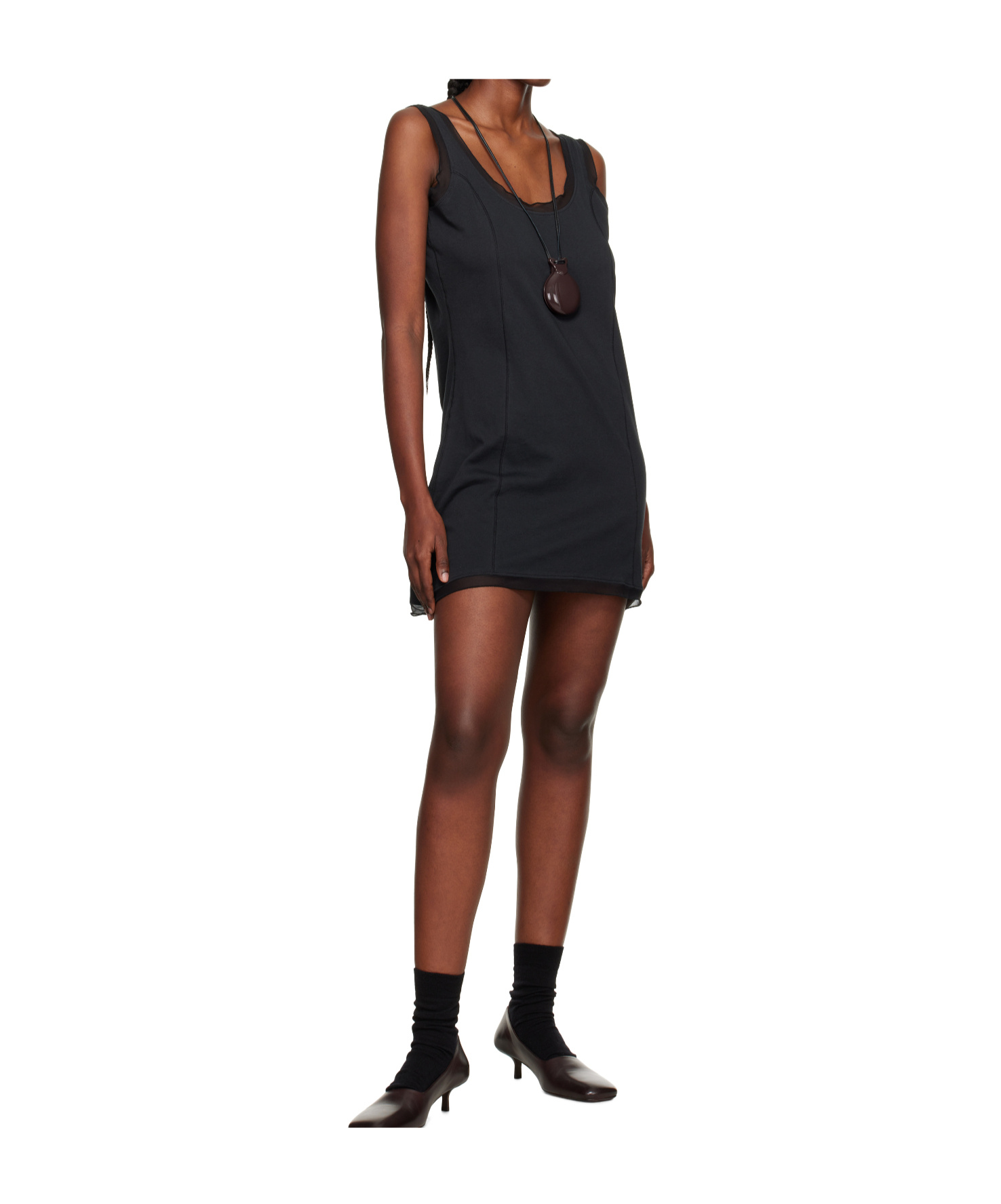 Our Legacy Black Dusk Minidress In Black