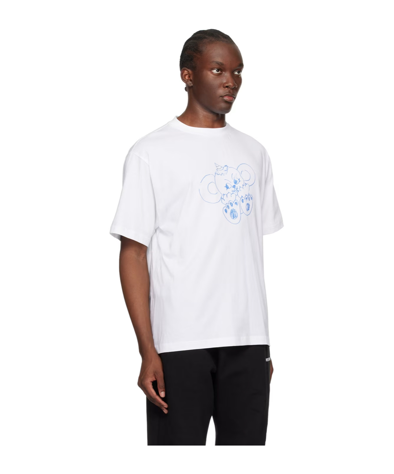 We11 Done Graphic-print Cotton T-shirt In White
