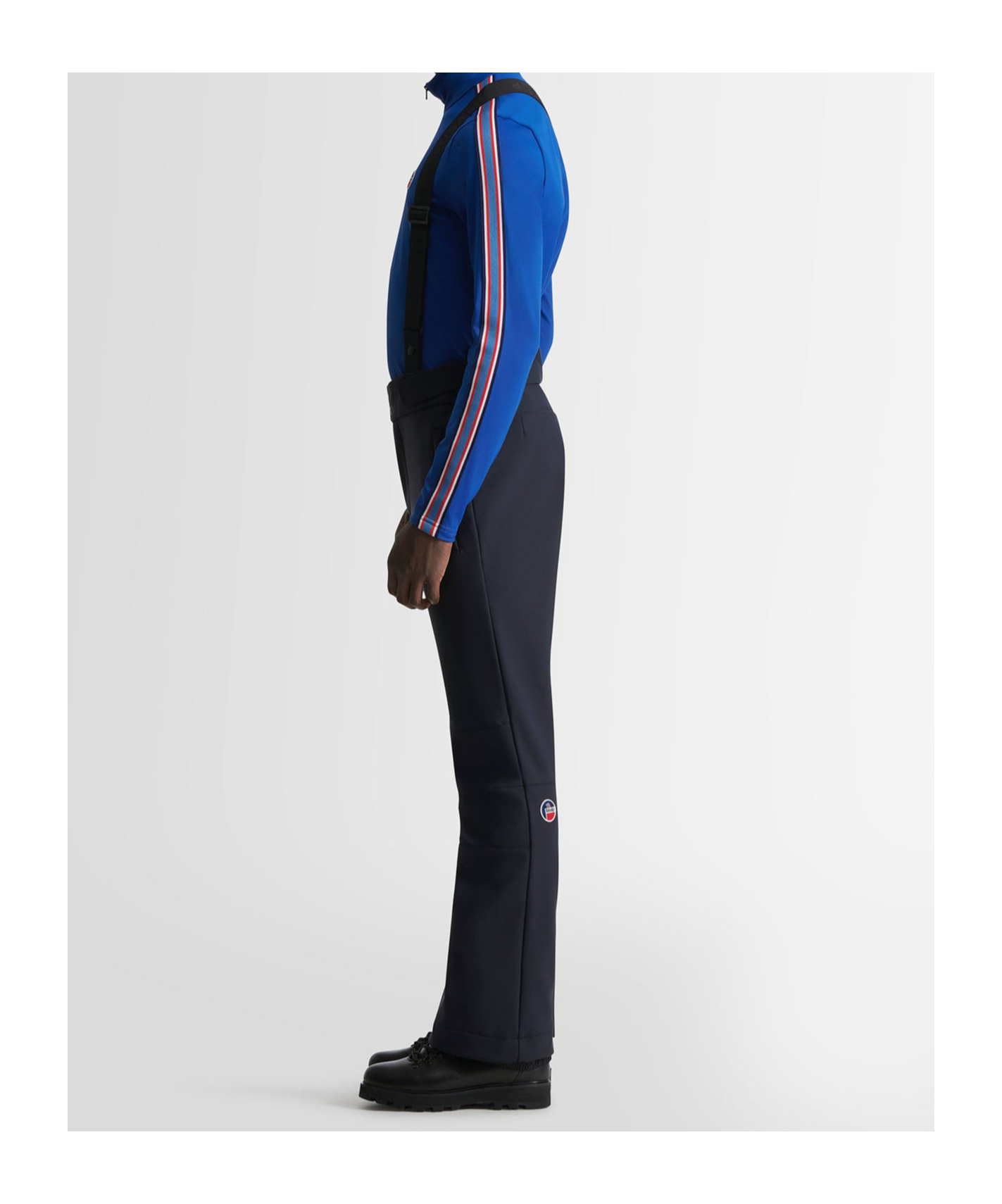 Fusalp Mens Marin Flash Straight-leg Stretch-softshell Ski Trousers In Dark Blue