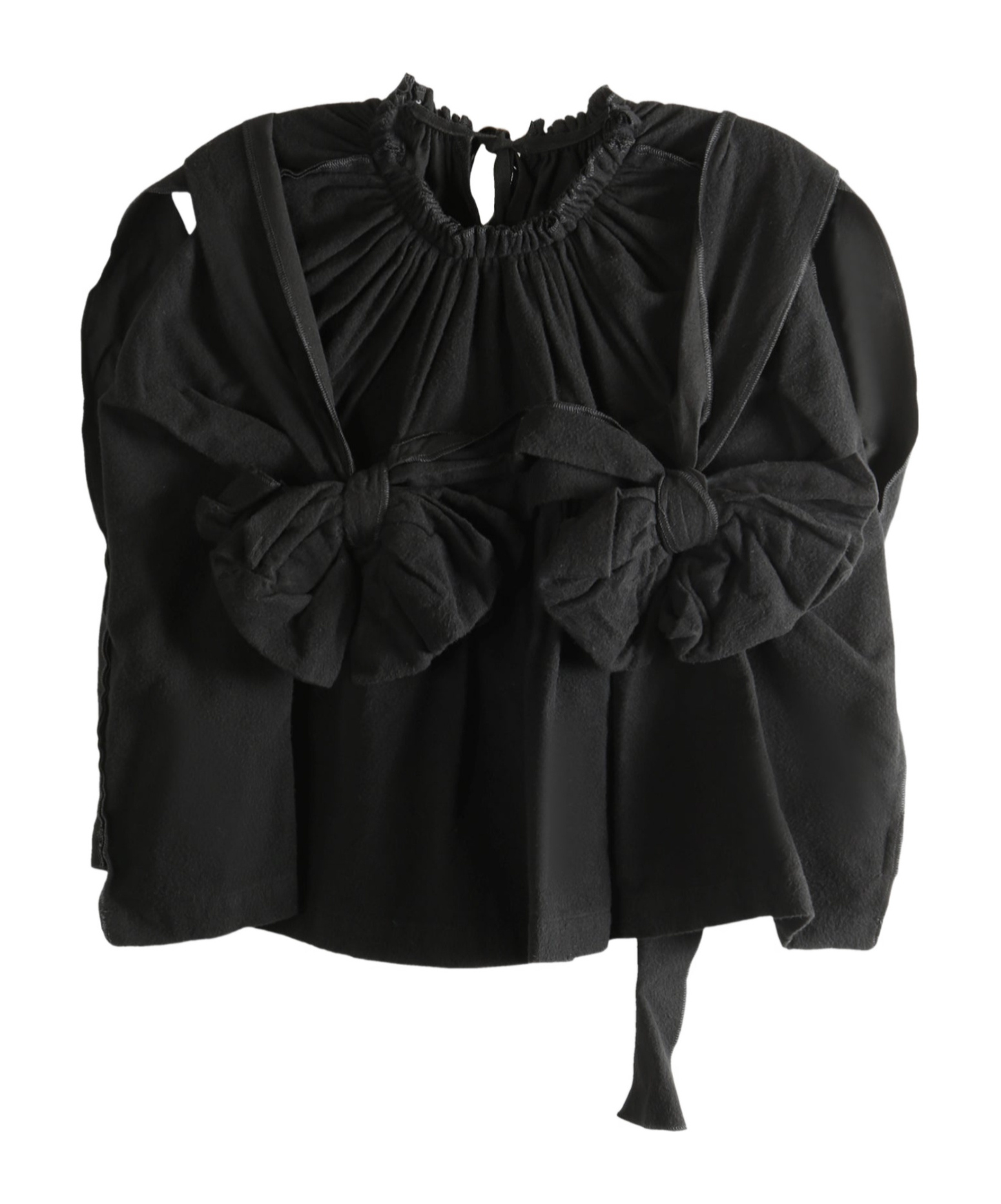 Comme Des Garçons Crew Neck Sleeveless T-shirt In Black