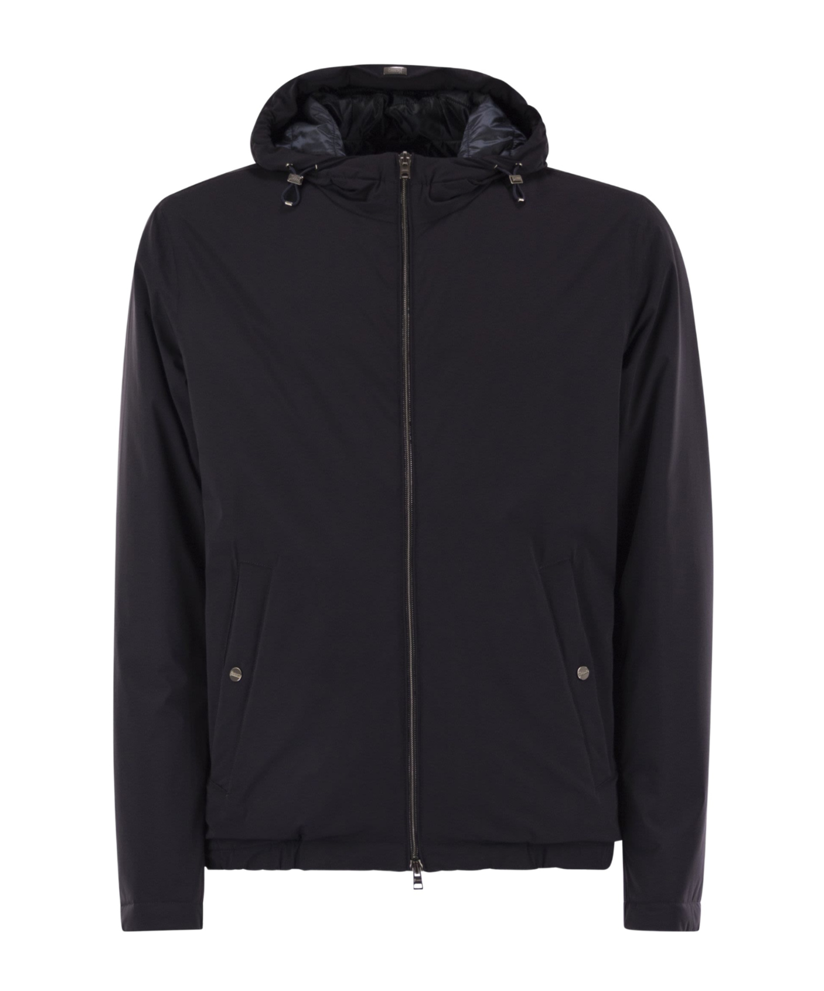 Herno Men Nylon Travel Jacket In Blue
