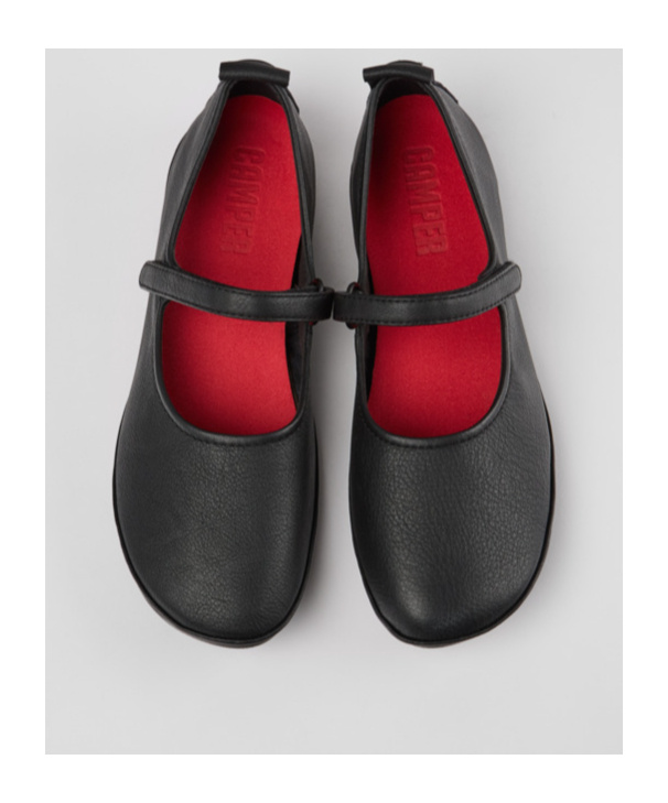 Shop Camper Right Nina Ballet Flats In Black