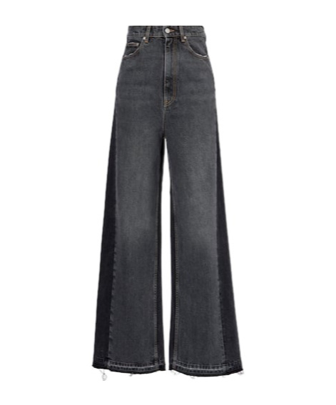 Stella Mccartney High-rise Wide-leg Jeans In Black