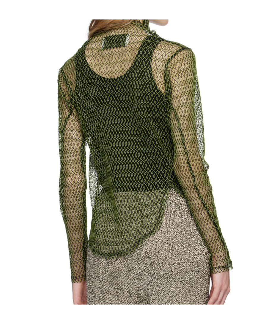 Song For The Mute Twist Sweater In Green