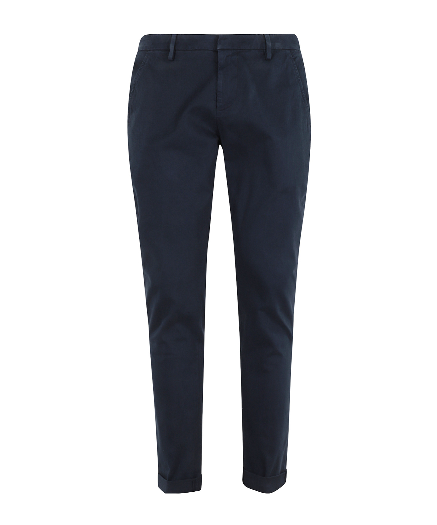 Dondup Belt-lined Casual Pants In Blue
