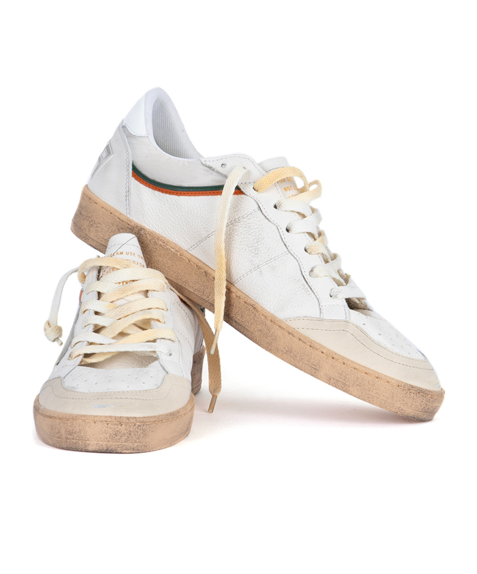 Golden Goose Round Head Low-cut Casual Shoes In White