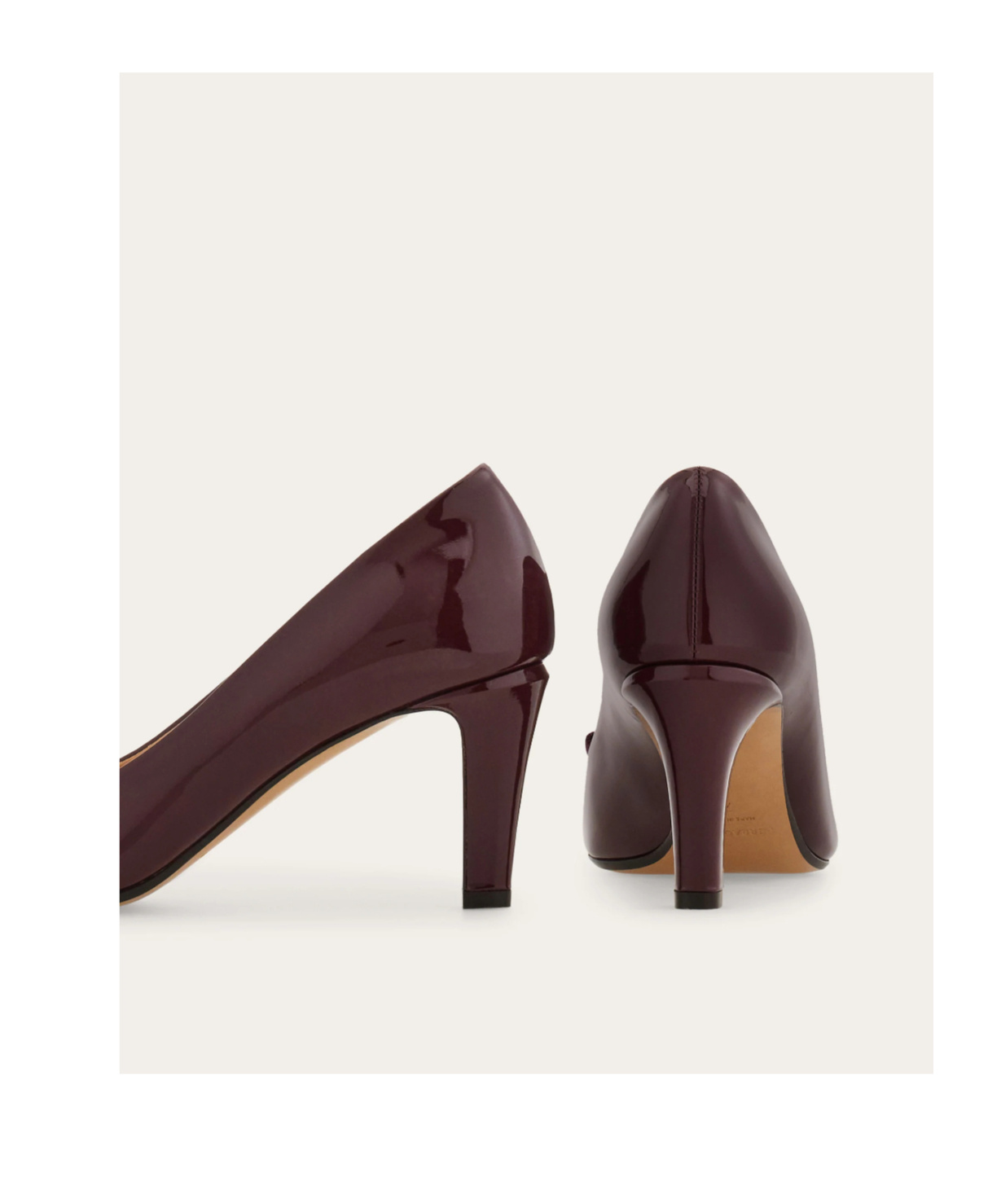 Ferragamo Vara Bow Pump Shoe In Purple