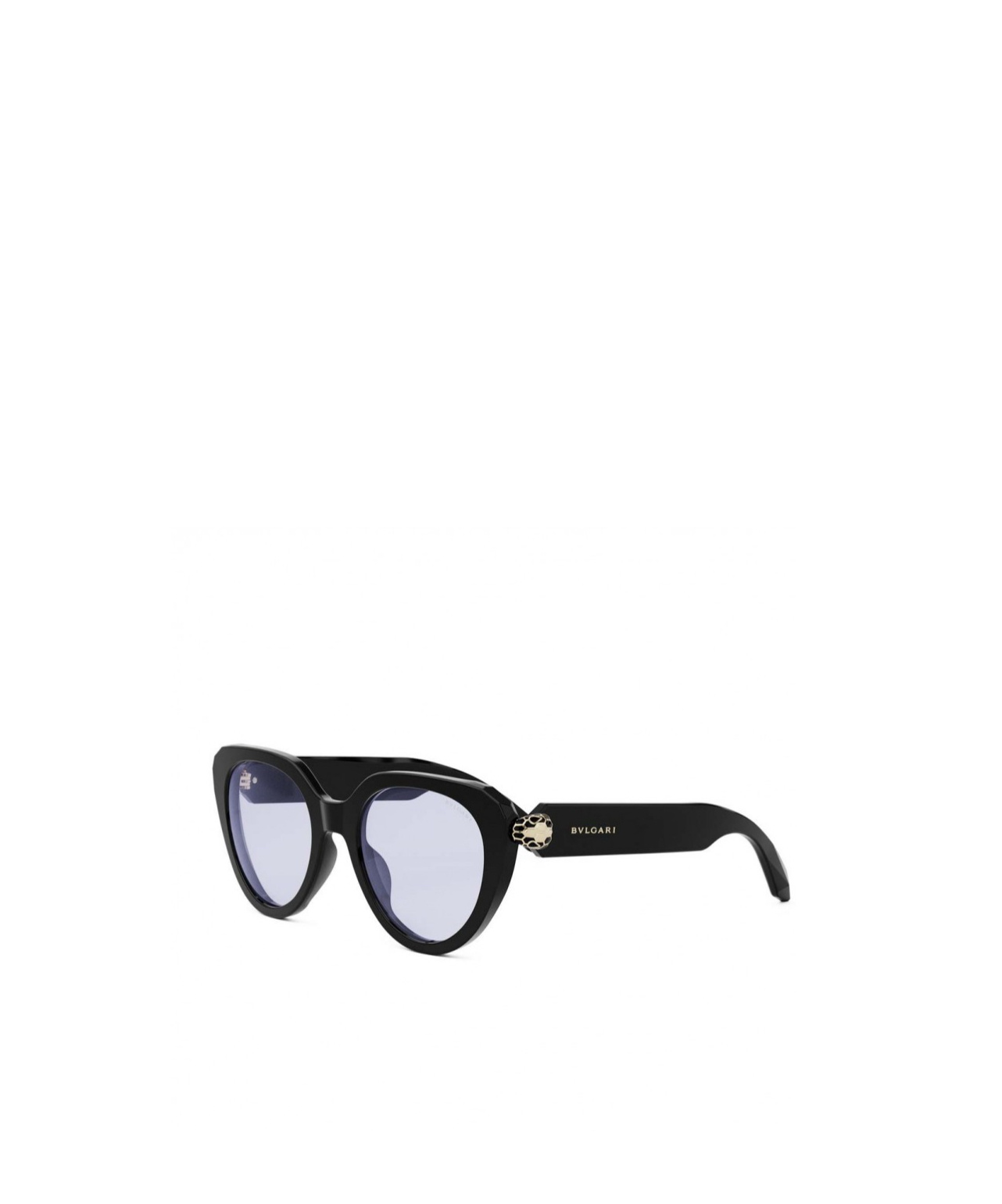 Bvlgari Geometric Frame Sunglasses In White