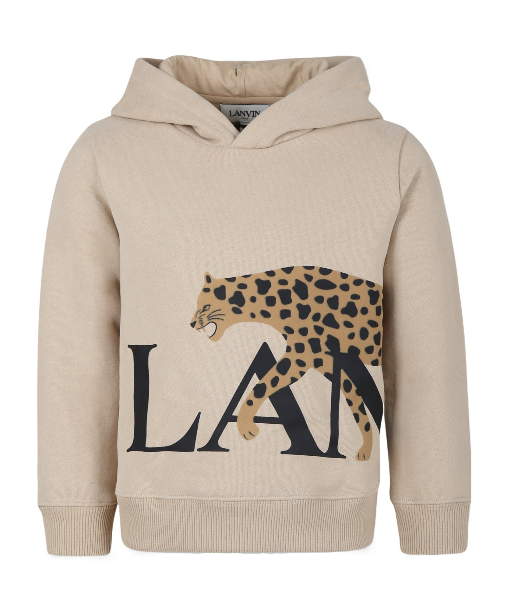 Shop Lanvin Petite Logo Pattern Sweatshirt In Nude