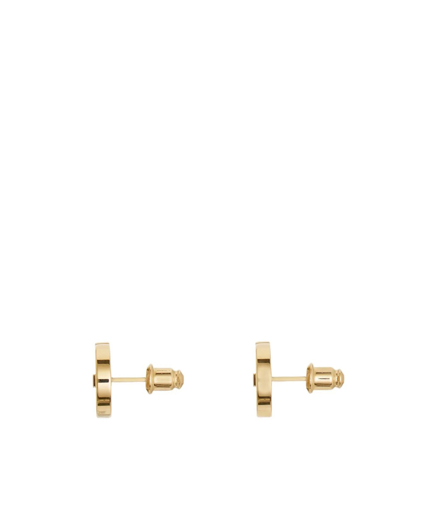 Ferragamo 2 Hooks Earrings Gold-tone Finish In Gold