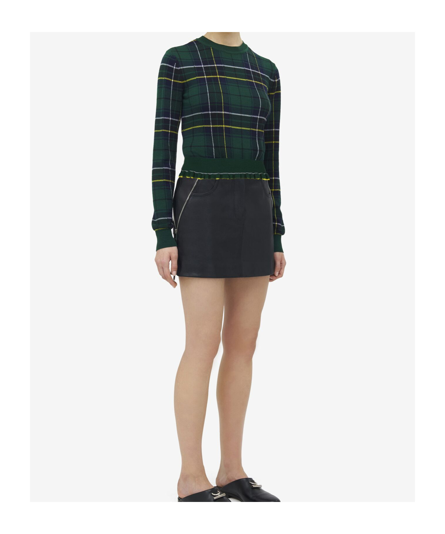 Alexander Mcqueen Sweater Mcqueen Woman Color Multicolor In Green
