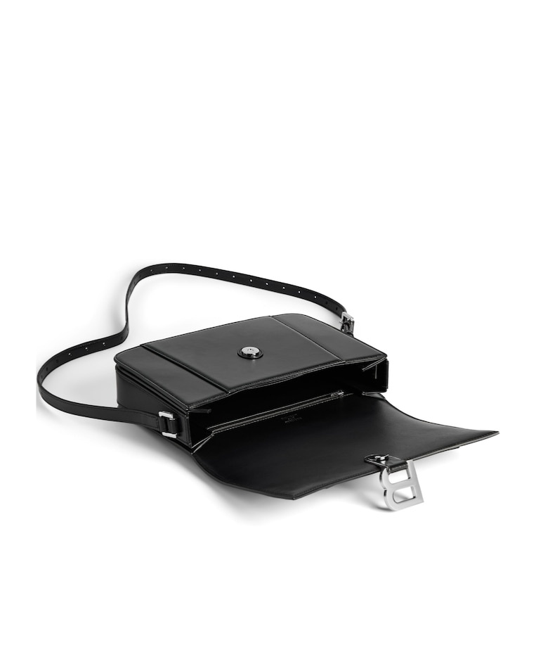 Balenciaga Women's Hourglass Medium Flap Bag In Black