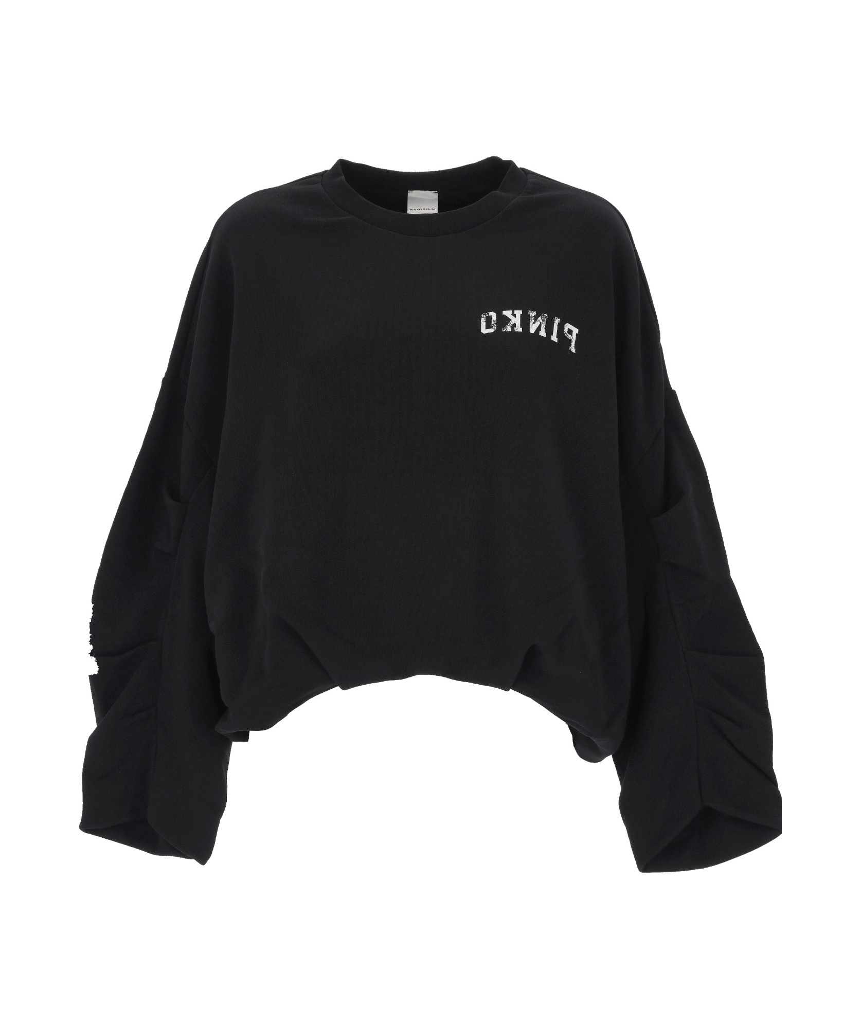 Shop Pinko Logo-print Sweatshirt In Black