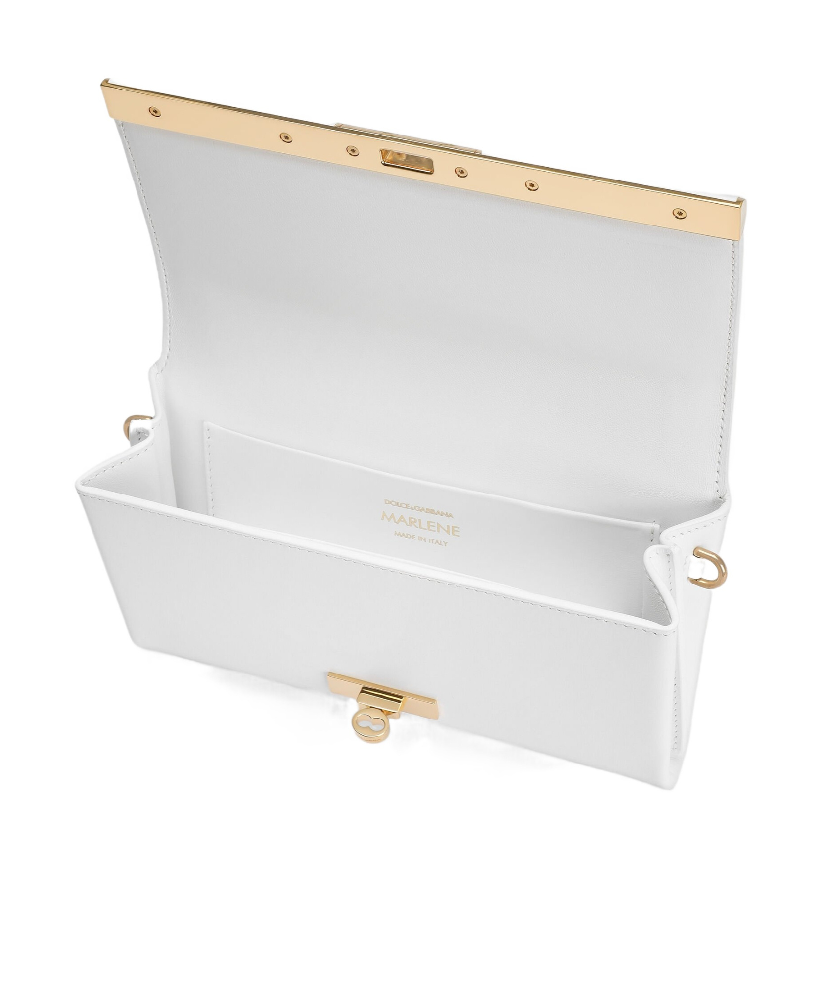 Dolce & Gabbana Marlene Shoulder Bag In White