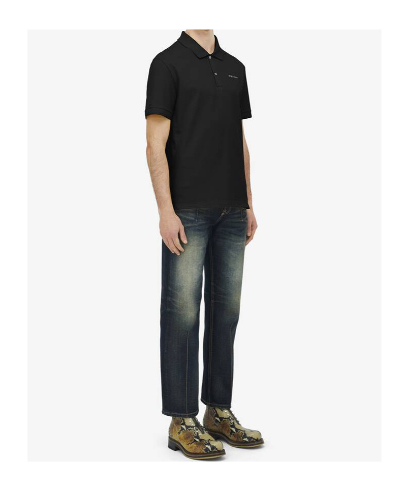 Alexander Mcqueen Alexander Mc Queen T Shirts And Polos Black In Blue