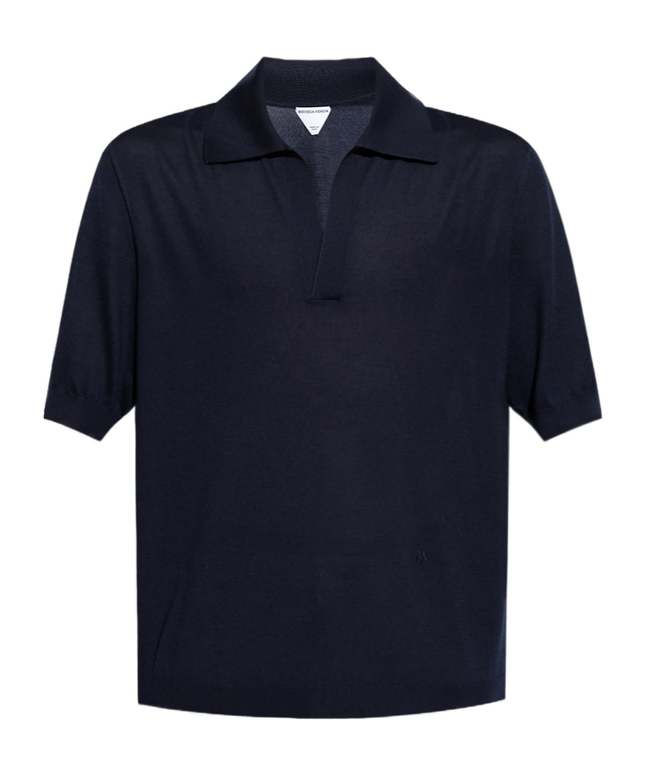 Bottega Veneta Short-sleeved Sweater In Black