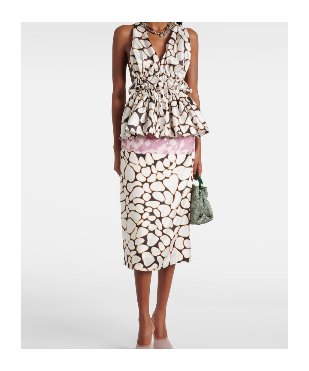 Dries Van Noten Halter Neck Top In Black