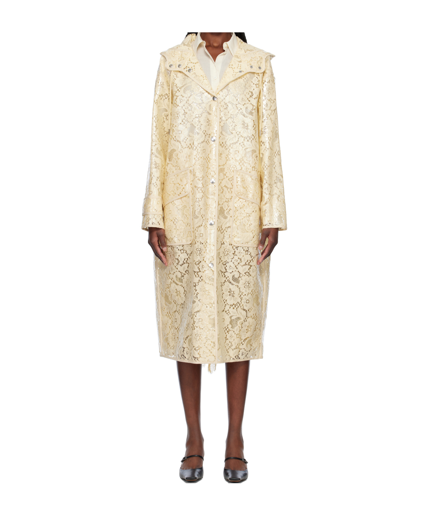 Shop Stand Studio True Raincoat In Beige
