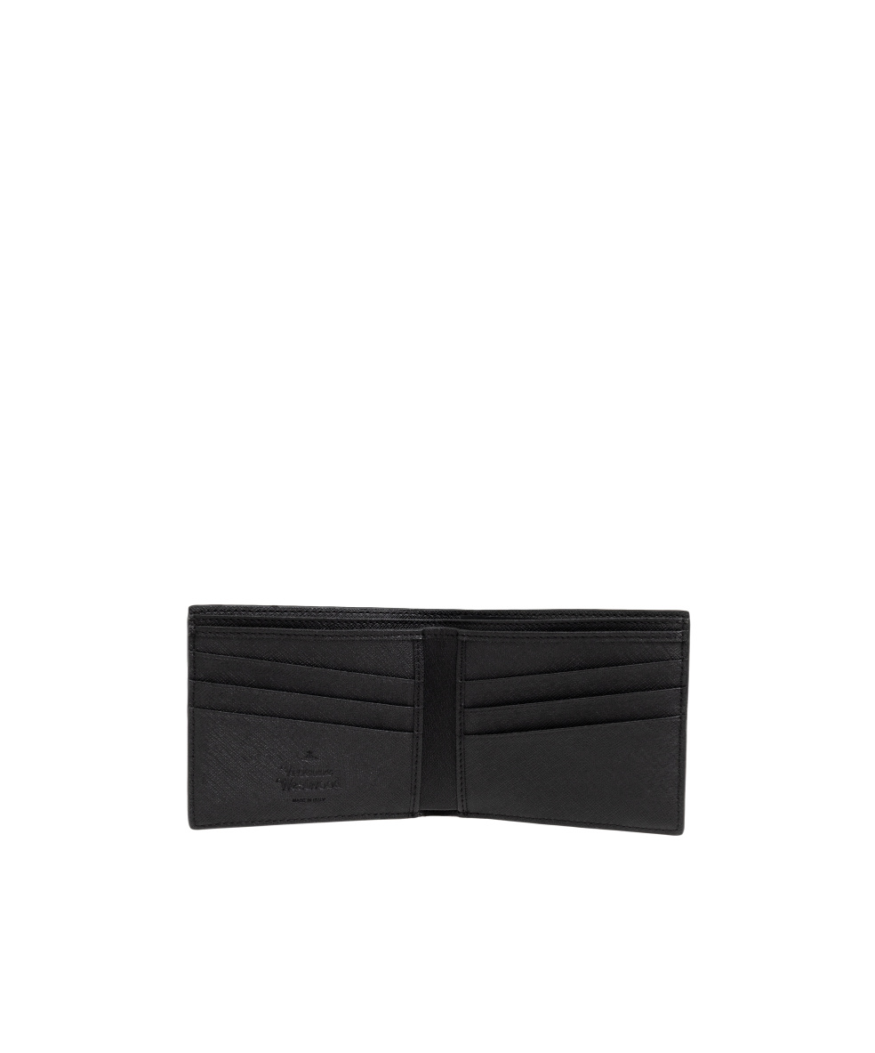 Vivienne Westwood Double-fold Wallet In Black