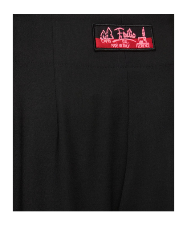 Shop Emilio Pucci Diagonal Trouser With Wide Legs