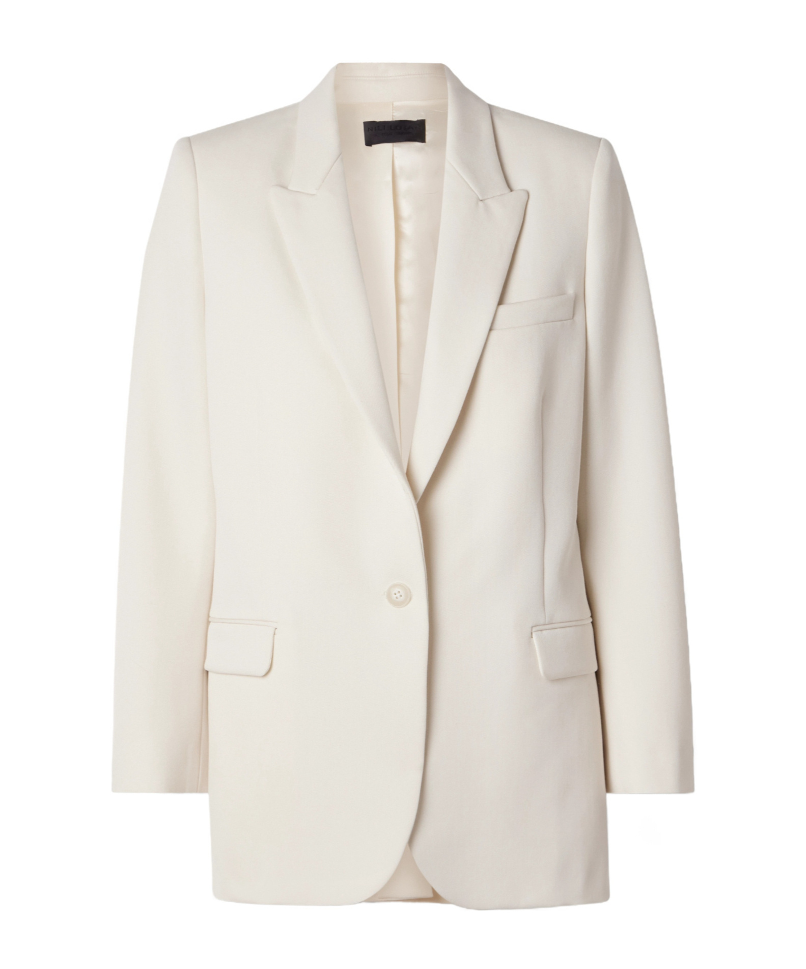 Nili Lotan Long-sleeved Suit Jacket In White