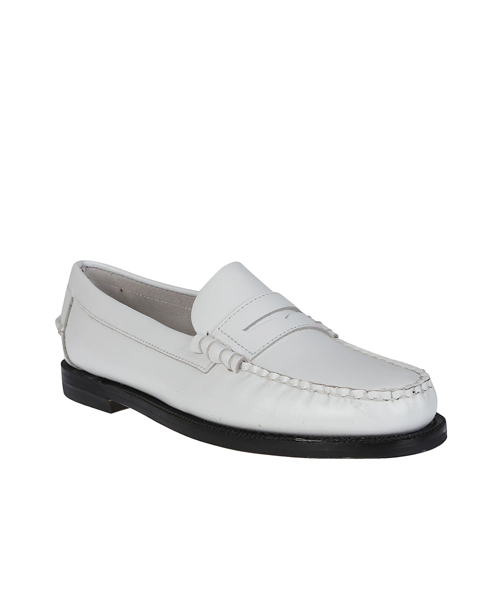 Sebago Moccasters In White