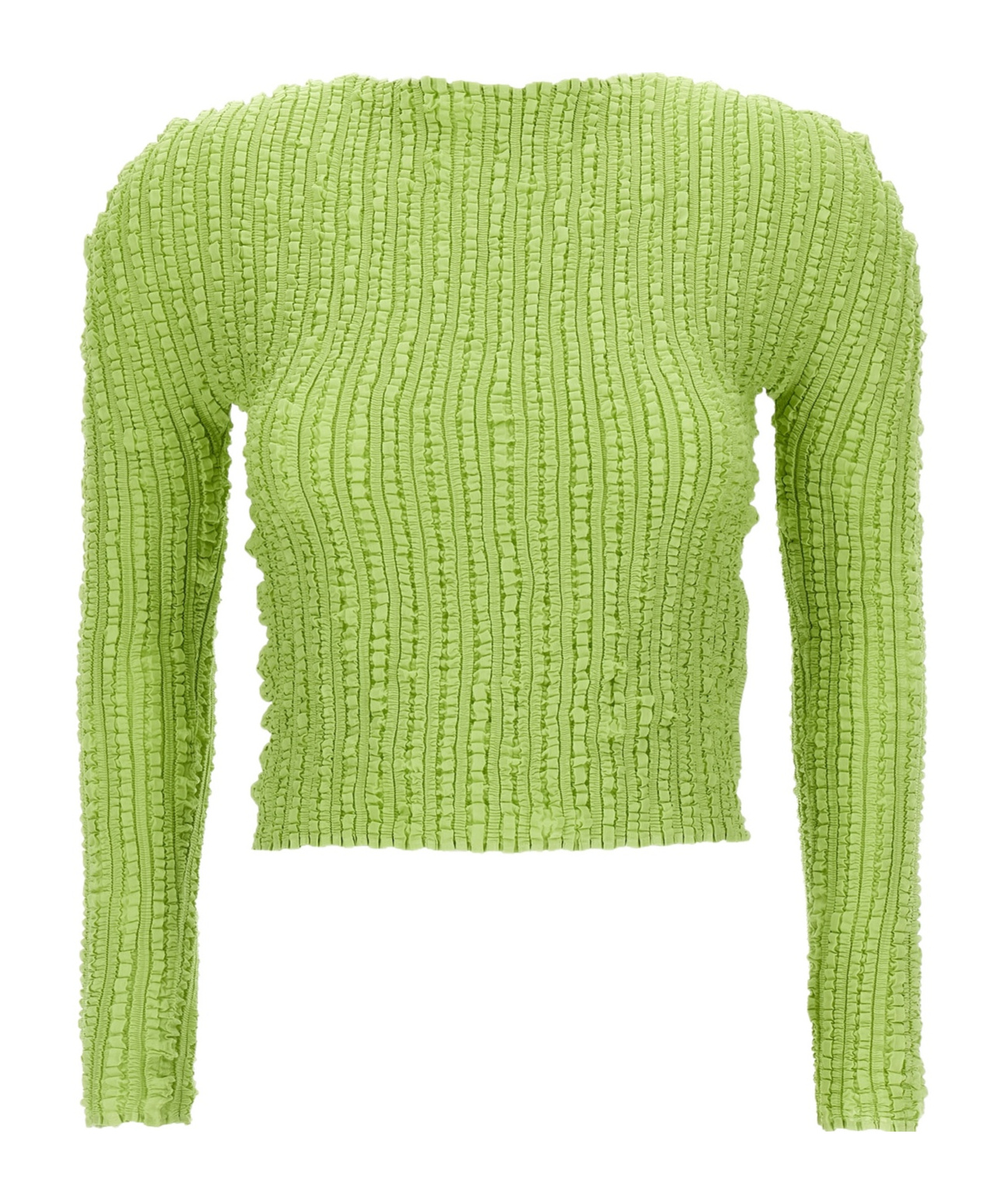 Issey Miyake Jellyfish Pleats Sweaters And Cardigans Green