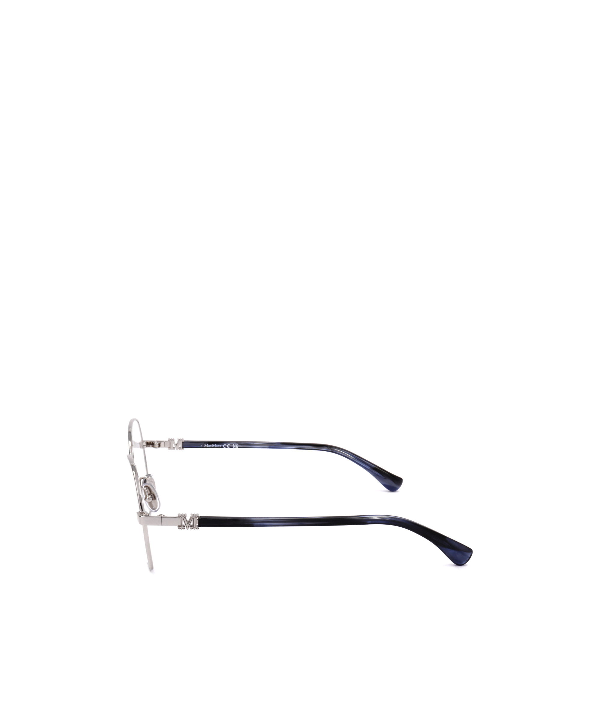 Max Mara Round Frame Glasses In White