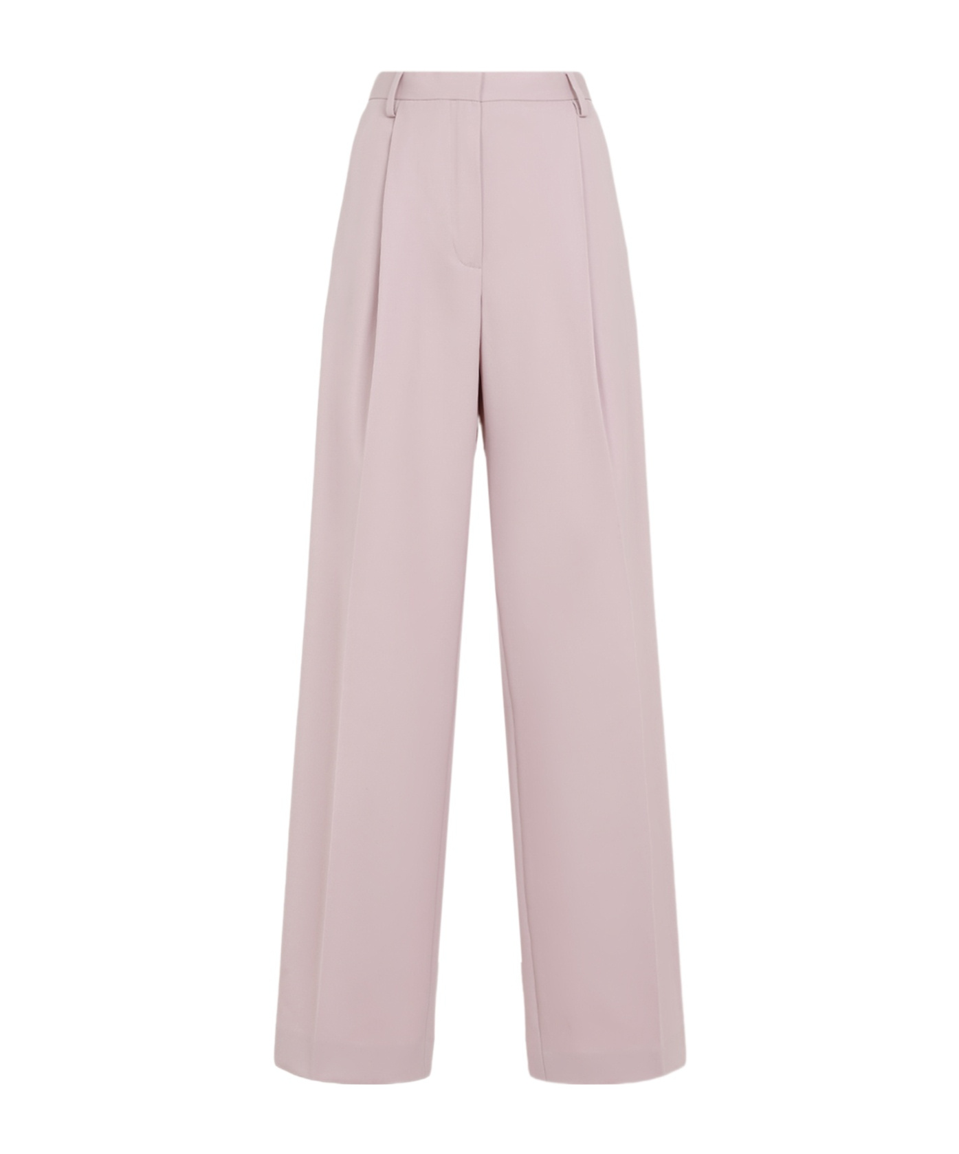 Shop Dries Van Noten Wide-leg Pleated Trousers In Pink