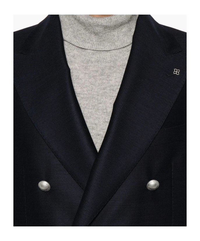 Shop Tagliatore Long-sleeved Suit Jacket