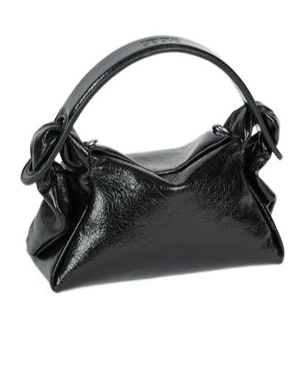 Kenzo ' Furoshiki' Mini Bag In Leather In Black