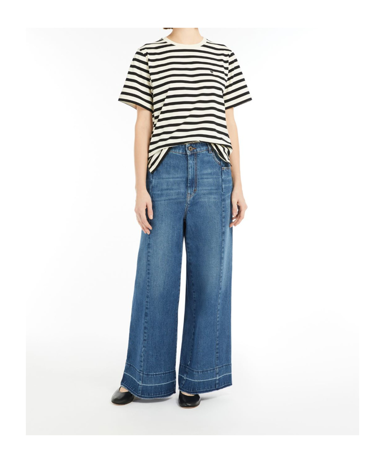 Weekend Max Mara Short-sleeved T-shirt In White
