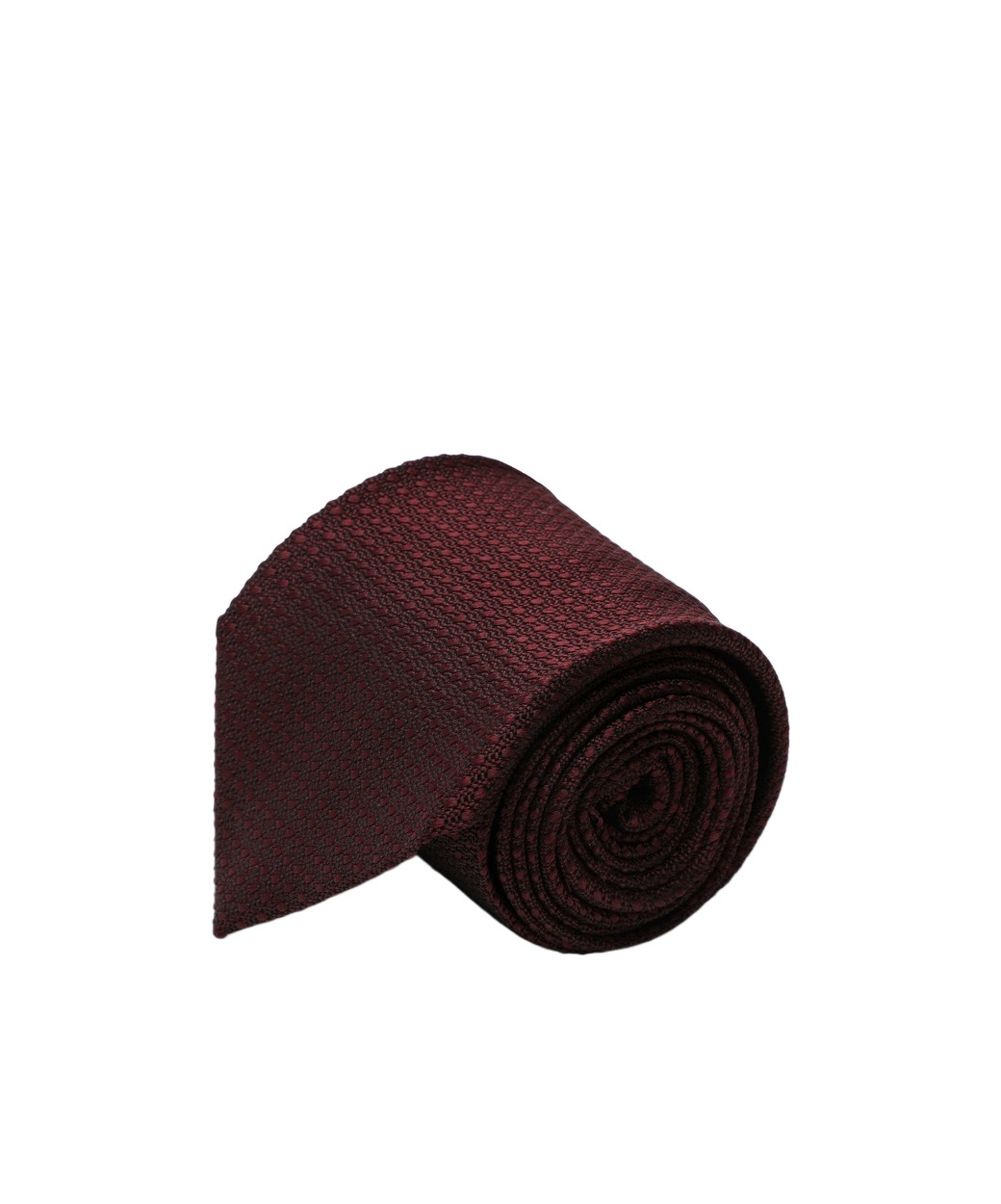 Destin Surl Silk Polka Dot Tie In Black