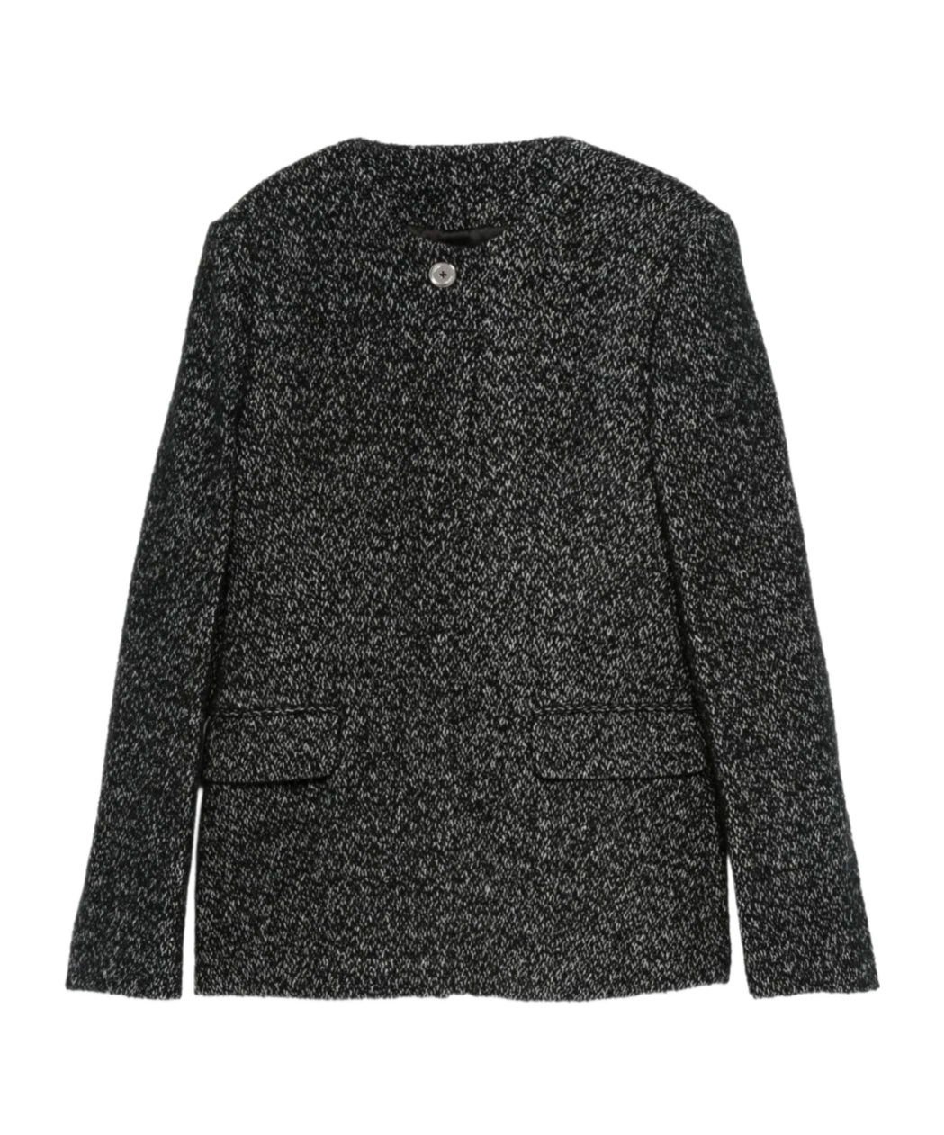 Totême Structured Wool Blazer Featuring Welt Pockets In Black