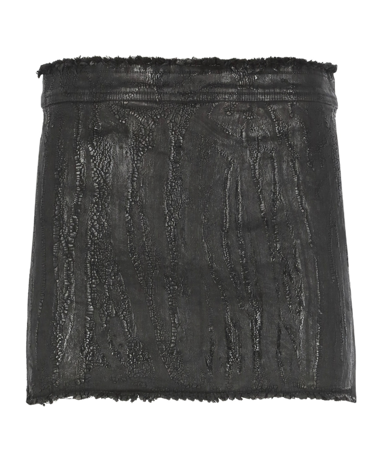 Rick Owens Zippered Skirt In Black