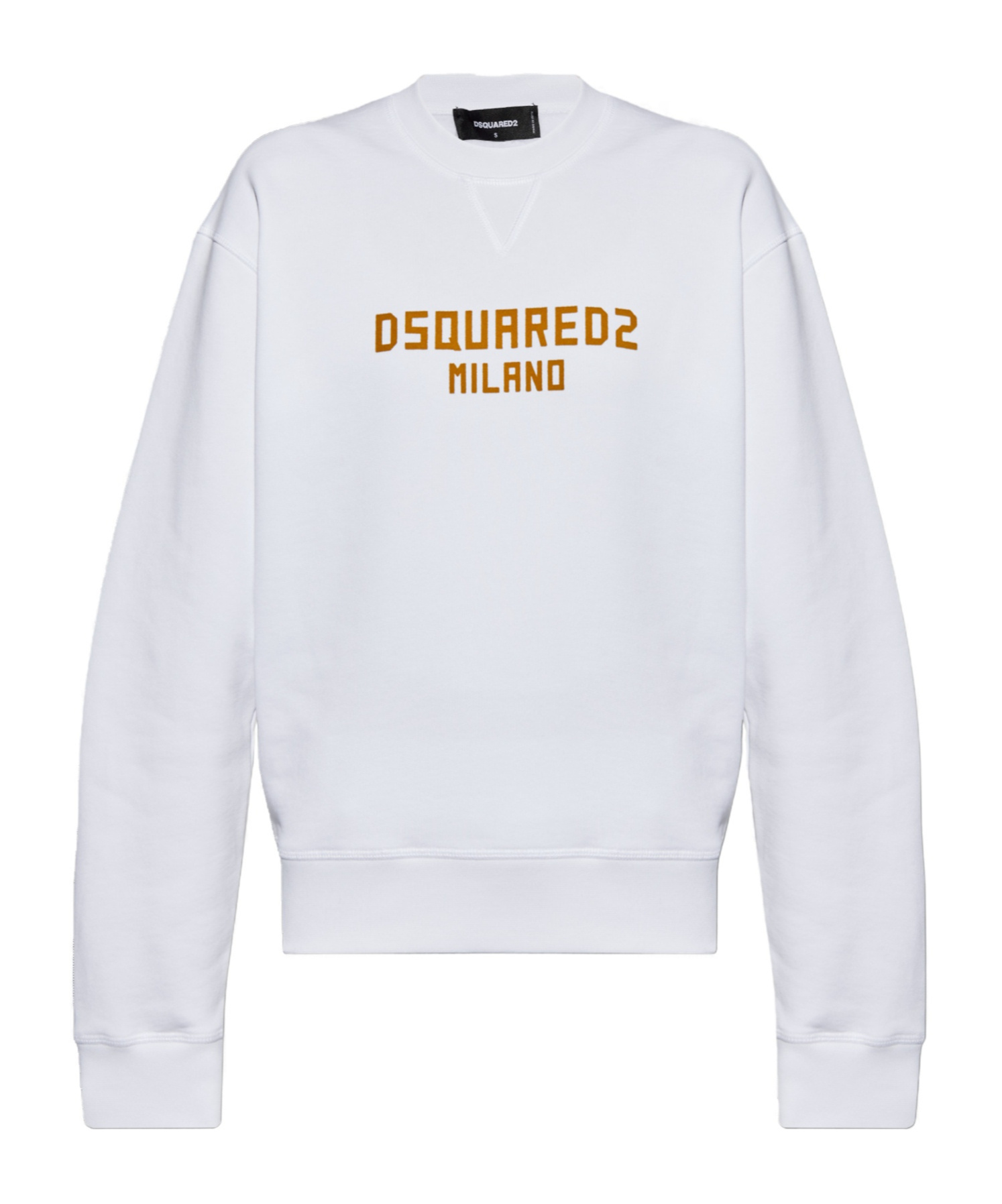 Dsquared2 Logo Printed Crewneck Sweatshirt In White