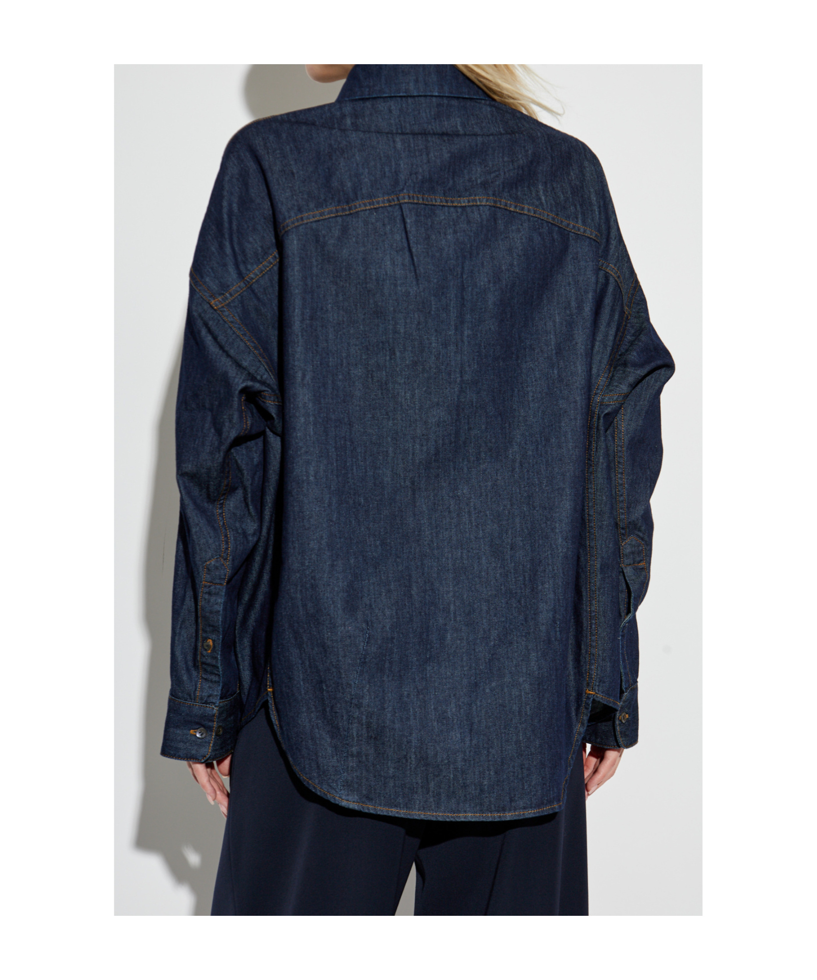 Dries Van Noten Casio Denim 1553 Shirt Clothing In Black